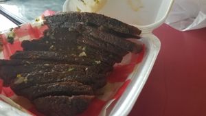 Cooked and seasoned ribeye was done perfectly. Melts in your mouth. at Cool Al's in Jackson