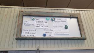 They can turn anything on their menu into a vegan item if its not featured on their board. at Cool Al's in Jackson