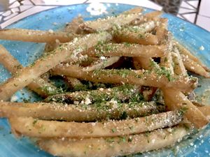 Truffle fries! at Cool Al's in Jackson
