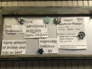 Go vegan! at Cool Al's in Jackson