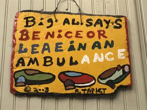 This sign at Cool Al’s cracks me up at Cool Al's in Jackson