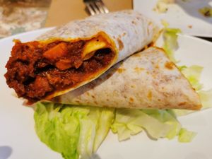 Burritos at La Huella Vegana - Las Rozas in Madrid
