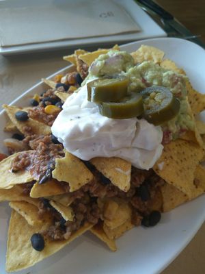 Chilaquines at La Huella Vegana - Las Rozas in Madrid