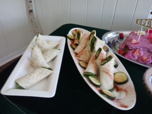 Wraps on wraps on wraps at Green Lane Naturals in Green Lane