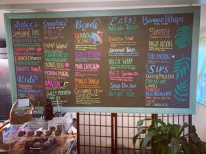 Menu  at Green Lane Naturals in Green Lane