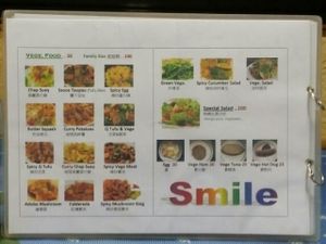 menu at Veggielife Wellness House in Olongapo City