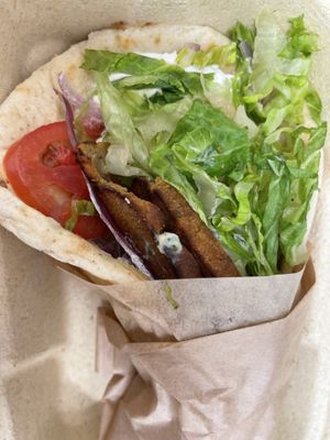 gyro at Greens and Grains in Shrewsbury