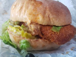 Buffalo ranch chikn at Greens and Grains in Shrewsbury