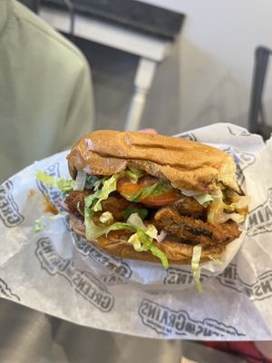 Burger (off their specials menu)  at Greens and Grains in Shrewsbury