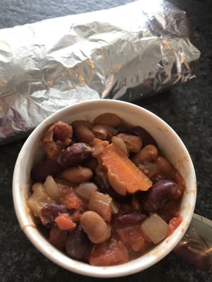 Veggie chili - small cup at Greens and Grains in Shrewsbury