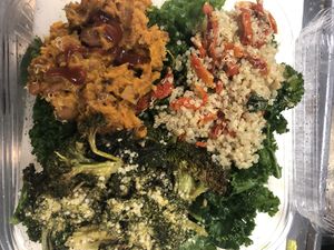 Trio salad  at Greens and Grains in Shrewsbury