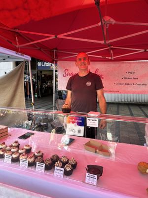 The man was so proud to tell me all about the business    at Sugar Baby in Dee Why