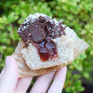 Lamington deluxe Cupcakes at Sugar Baby in Dee Why