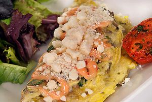 Vegetarian Delight at Waffles INCaffeinated in Beaver