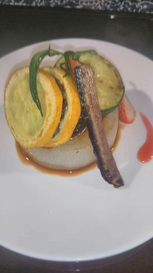 ズッキーニと古代玄米 at Manaya in Azumino