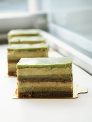 Matcha Raw Vegan Organic Cake
Made by Les Petites Pâtisseries Raw Vegan
Paris at Les Petites Patisseries in Paris