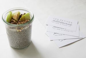 porridge de chia at Les Petites Patisseries in Paris