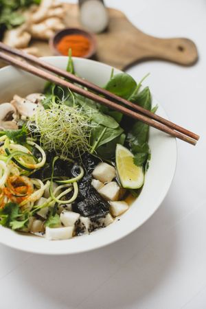 pho at Les Petites Patisseries in Paris