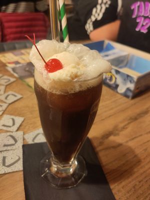 Vegan root beer float at Chance & Counters in Bristol