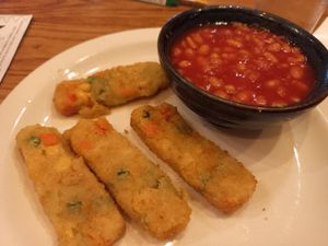 Vegan kids' meal at Toby Carvery in Croydon
