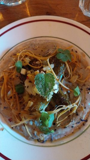 Vegan dish at Harmonika in Dinan