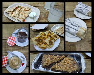 Quesadillas, homemade Nachos, Burritos Frida, and a lot of dessert at O Burrito in Coimbra