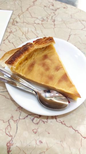 Fatia "pastel de nata" at O Burrito in Coimbra