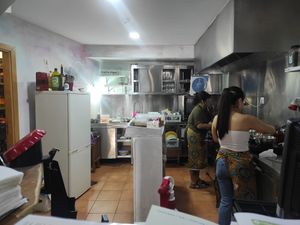 Kitchen at O Burrito in Coimbra