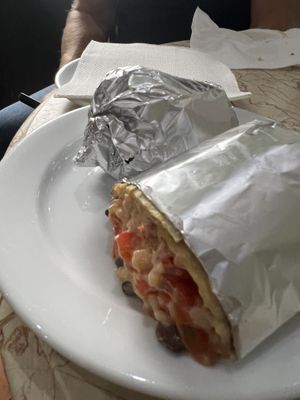 Delush oozing with cheese   at O Burrito in Coimbra