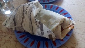 Precious Nelson Burrito at O Burrito in Coimbra