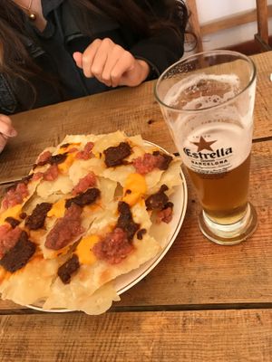 Nachos at O Burrito in Coimbra