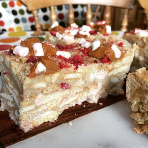 White Chocolate Biscuit Cake at Bláth na Gréine in Inis Oirr