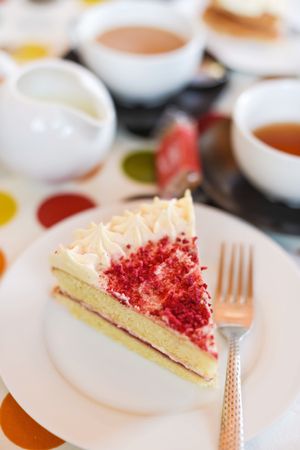 The raspberry sponge cake. Amazing! at Bláth na Gréine in Inis Oirr
