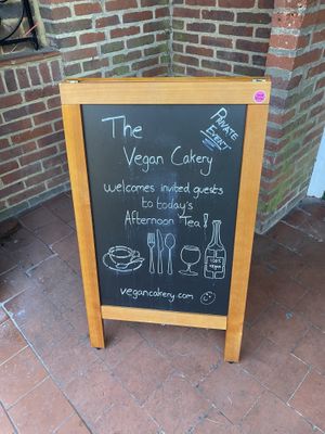 Afternoon tea #Veganuary at The Vegan Cakery in Leicester