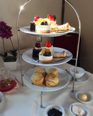 Vegan afternoon tea: cakes! at The Vegan Cakery in Leicester