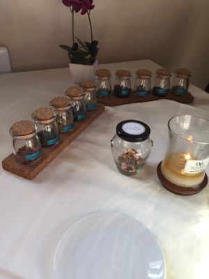 Vegan afternoon tea: tea selection at The Vegan Cakery in Leicester