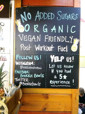 Vegan friendly at Brekkie Bowls - Food Truck in Kihei