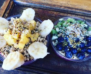 One large and one small bowl! at Brekkie Bowls - Food Truck in Kihei
