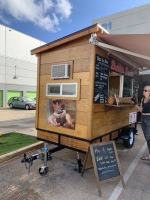 In front of the gym  at Brekkie Bowls - Food Truck in Kihei
