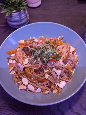 Yakisoba Nudeln - delicious! at Kansha in Munich