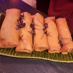 Fresh spring rolls at Kansha in Munich