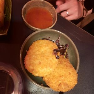 Pumpkin croquettes at Kansha in Munich