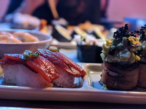 Vegan sushi at Kansha in Munich