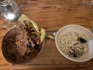 Vegan Red Curry  at Mic Moc in Tarifa