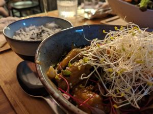 Awesome red curry at Mic Moc in Tarifa