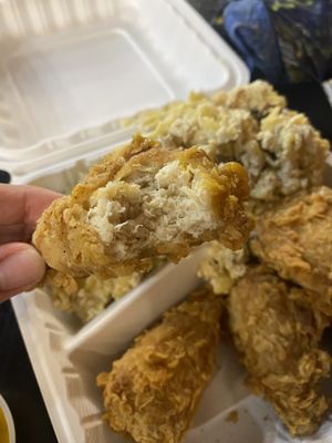 Drummies texture  at NuVegan in Richmond