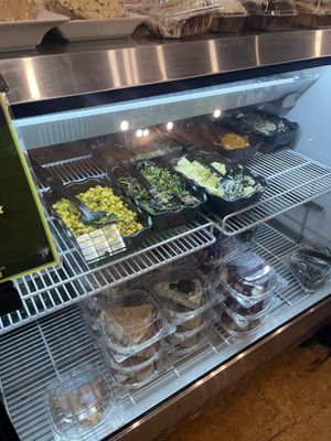A la carte food bar (cold)  at NuVegan in Richmond