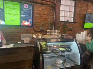 We got so many deserts and cornbread!!!  at NuVegan in Richmond