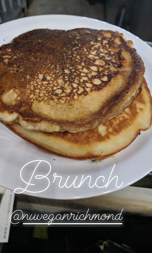 Pancakes at NuVegan in Richmond
