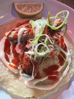 Miso Seitan Taco  at Mexico 70 in Sunderland